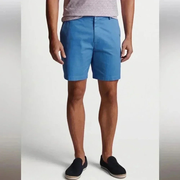NWT Peter Millar Pilot Twill Short in Twilight Blue size 32 - Picture 1 of 8
